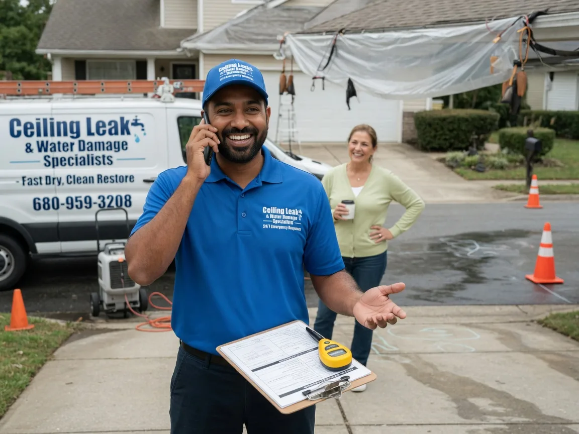 Ceiling Leak Cleanup Dresden, TN FAQs